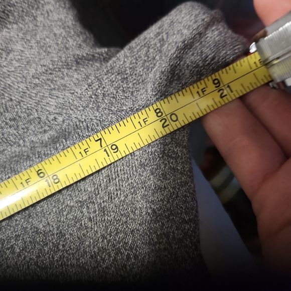 💎Banana Republic Luxury Blend Full Zip Silk Cotton Cashmere Size S Grey - Picture 10 of 10